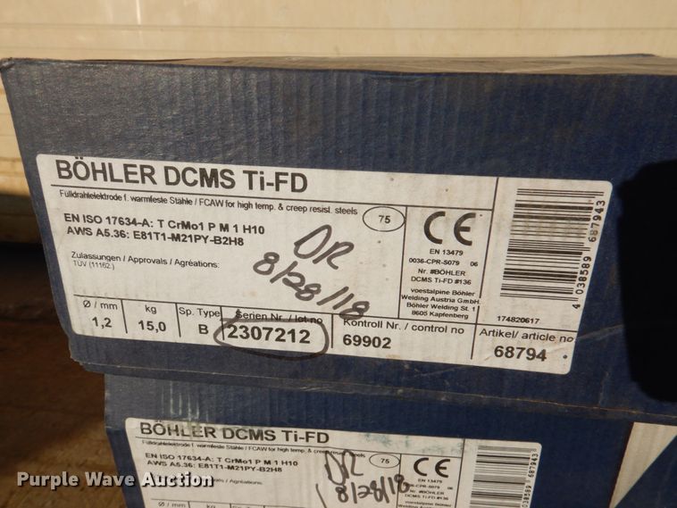 image for item IH9053 (12) spools of welding wire