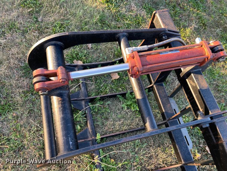 image for item IK9587 77"W skid steer rock grapple bucket