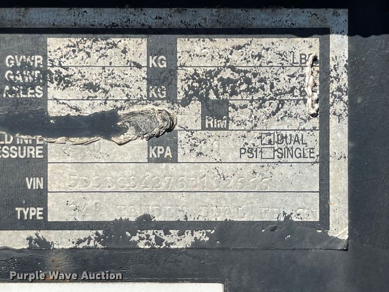 image for item IK9609 2006 Legend  equipment trailer