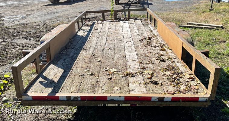 image for item IK9610 Shop built  utility trailer