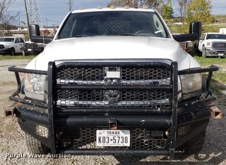 image for item IK9637 2014 Dodge Ram 5500  Crew Cab flatbed truck