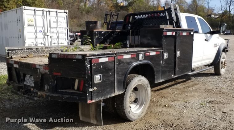 image for item IK9637 2014 Dodge Ram 5500  Crew Cab flatbed truck