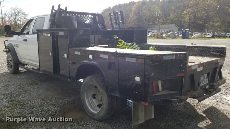 image for item IK9637 2014 Dodge Ram 5500  Crew Cab flatbed truck