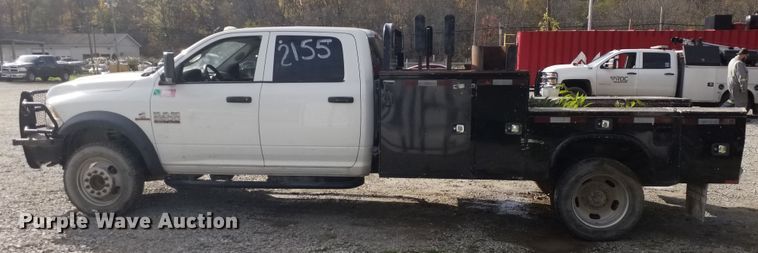 image for item IK9637 2014 Dodge Ram 5500  Crew Cab flatbed truck