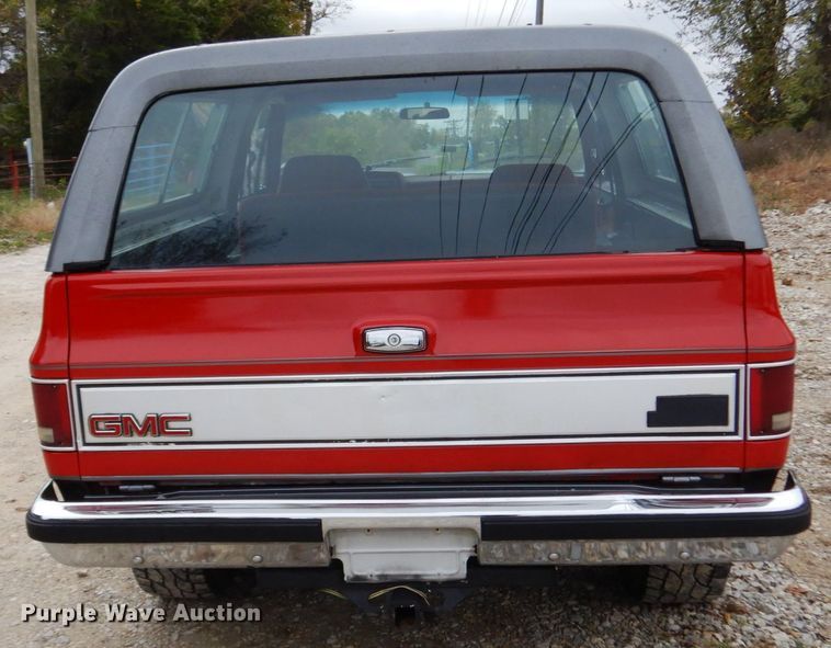 image for item IM9524 1989 GMC Jimmy  SUV