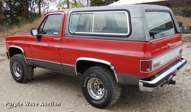 image for item IM9524 1989 GMC Jimmy  SUV