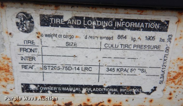 image for item IM9537 2007 Trailerman  utility trailer