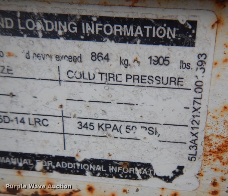 image for item IM9537 2007 Trailerman  utility trailer