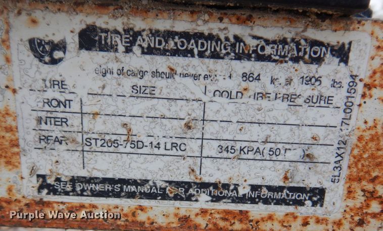 image for item IM9538 2007 Trailerman  utility trailer