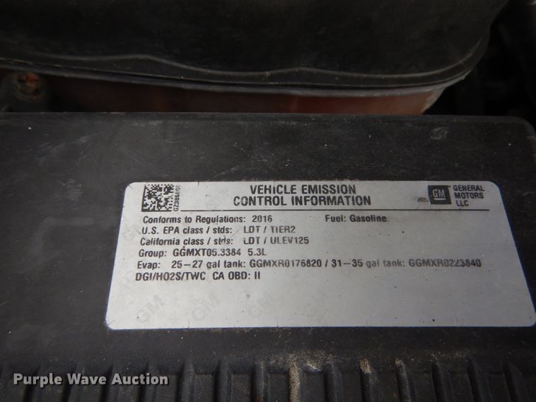 image for item IV9551 2016 Chevrolet Silverado 1500  Double Cab pickup truck