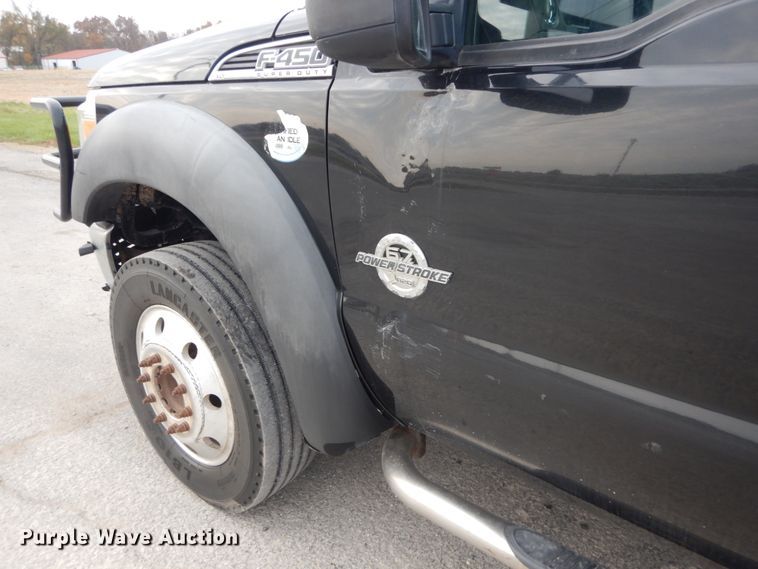 image for item IV9556 2011 Ford F450 Super Duty XLT  flatbed truck