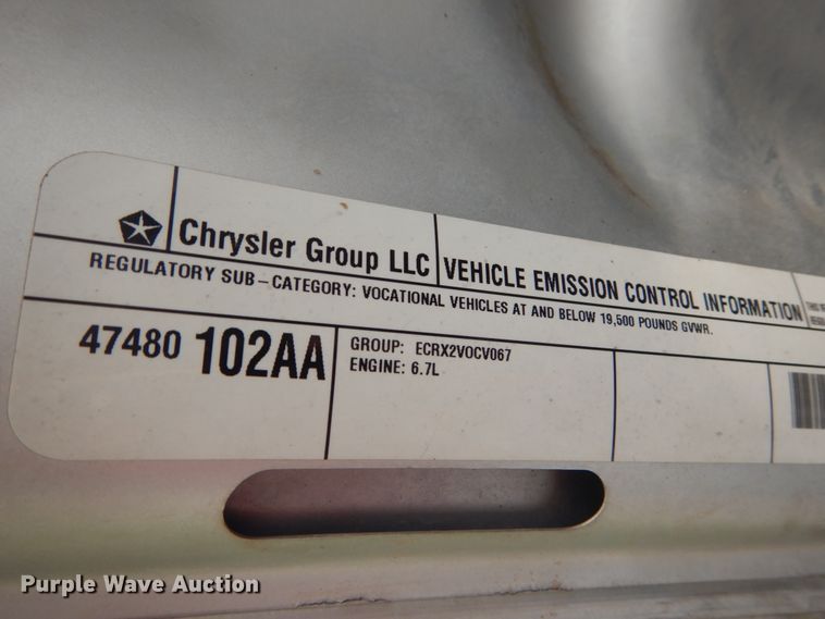 image for item IV9557 2014 Dodge Ram 5500HD  flatbed truck