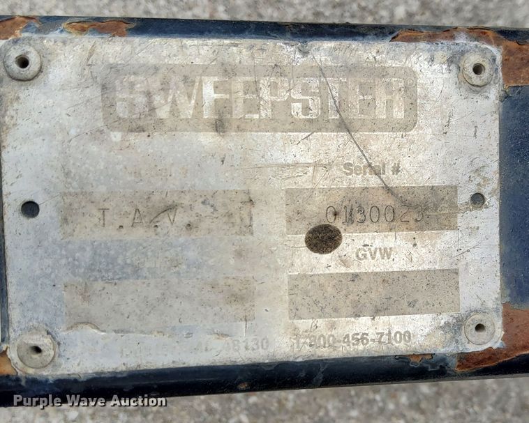 image for item JF9961 2001 Sweepster T.A.V.  sweeper