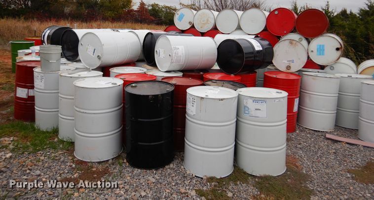 image for item JJ9911 Approximately 130 steel barrels