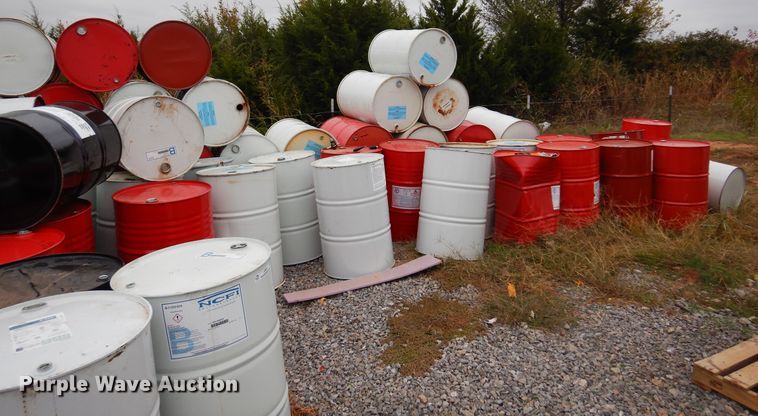 image for item JJ9911 Approximately 130 steel barrels