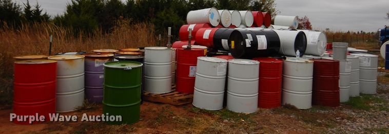 image for item JJ9911 Approximately 130 steel barrels