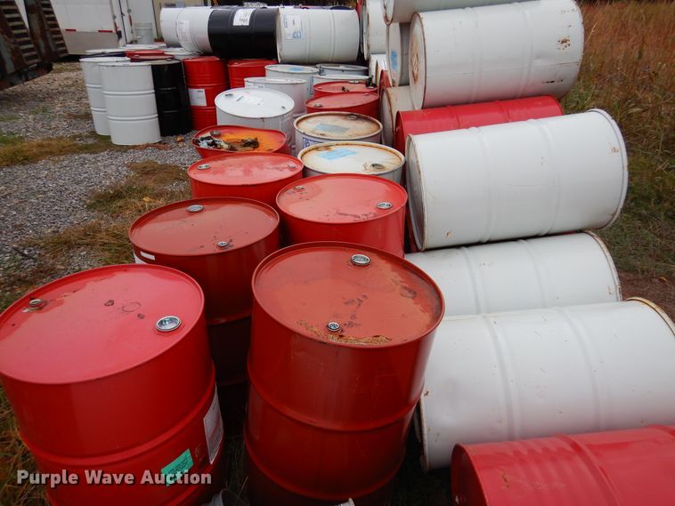 image for item JJ9911 Approximately 130 steel barrels