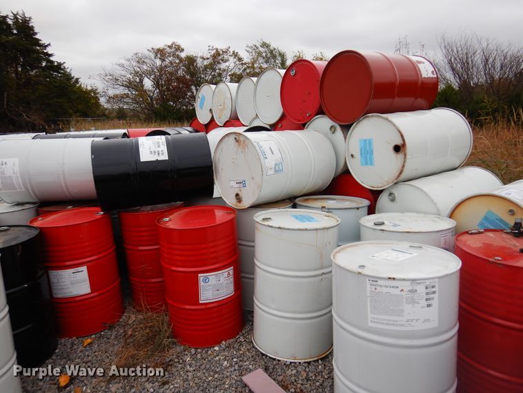 image for item JJ9911 Approximately 130 steel barrels