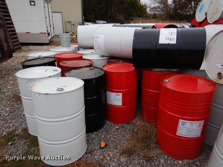 image for item JJ9911 Approximately 130 steel barrels