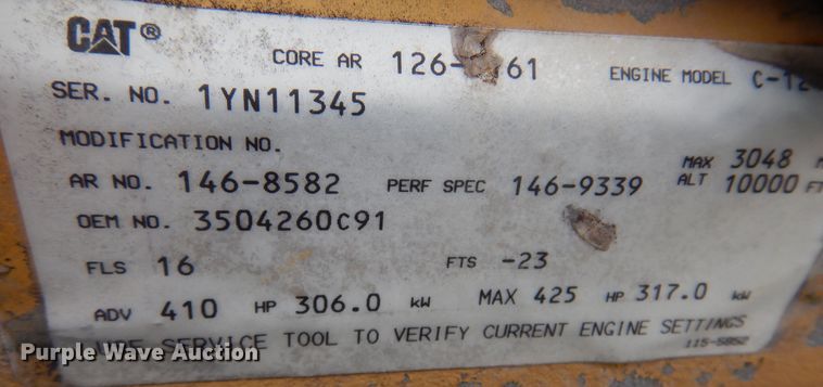 image for item JJ9915 Caterpillar C12  engine