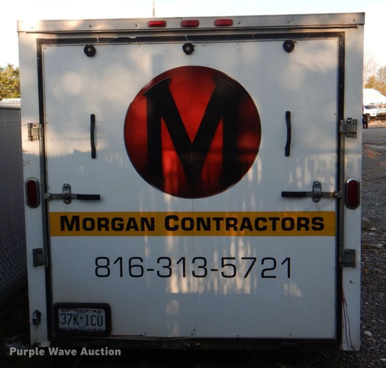 image for item JS9184 2013 Arising Industries 714VTRW  enclosed cargo trailer