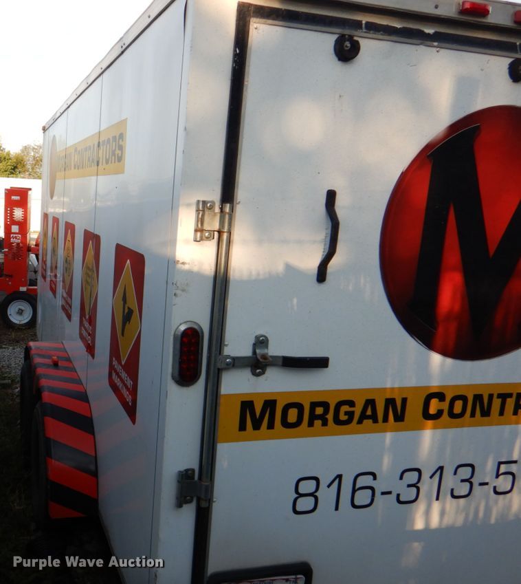 image for item JS9184 2013 Arising Industries 714VTRW  enclosed cargo trailer