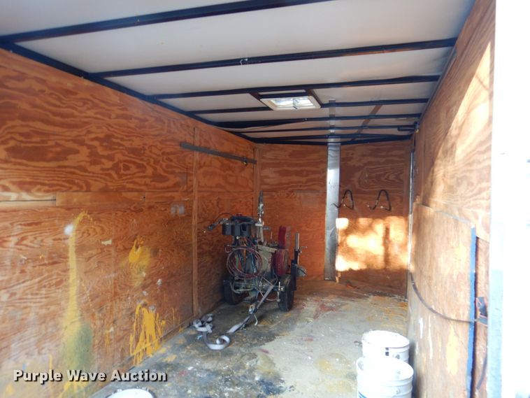 image for item JS9184 2013 Arising Industries 714VTRW  enclosed cargo trailer