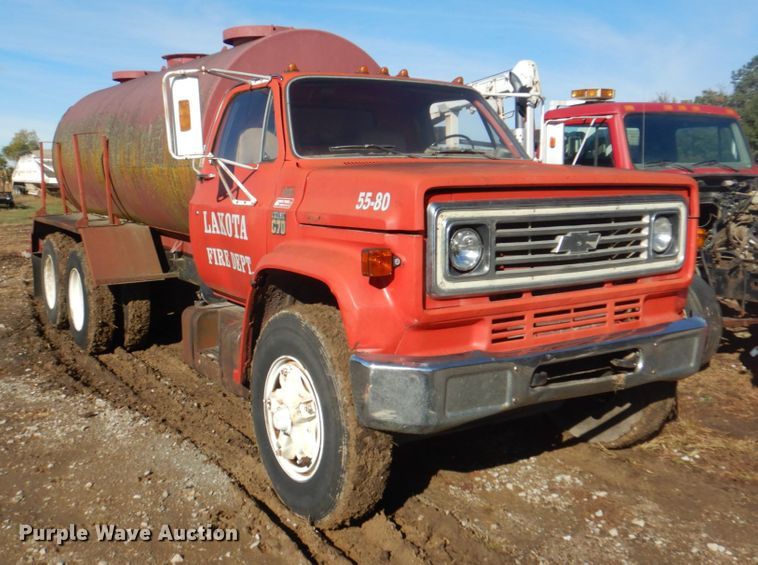 image for item JS9223 1979 Chevrolet Custom Deluxe C70  water truck