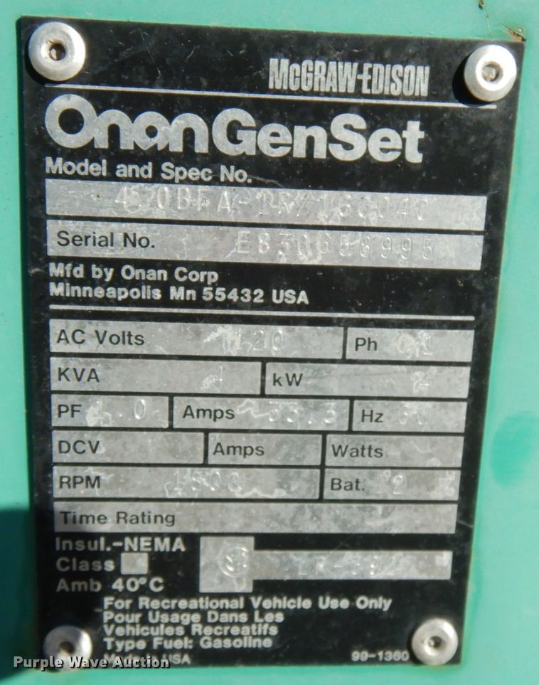 image for item JS9459 1984 Ford E350  RV