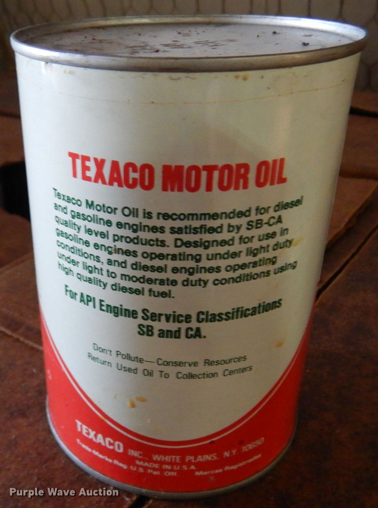 image for item JT9456 Texaco oil