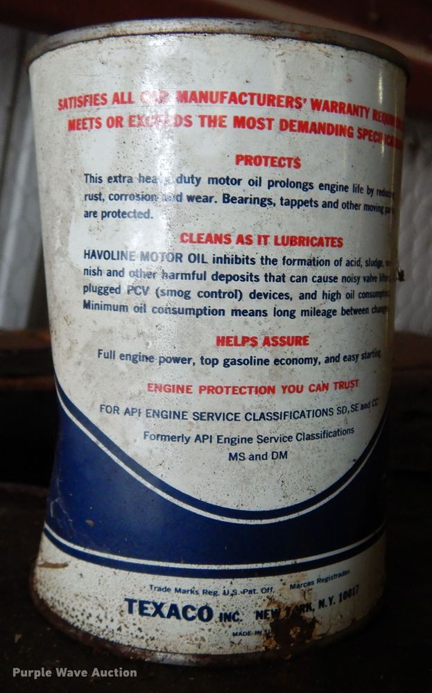 image for item JT9456 Texaco oil