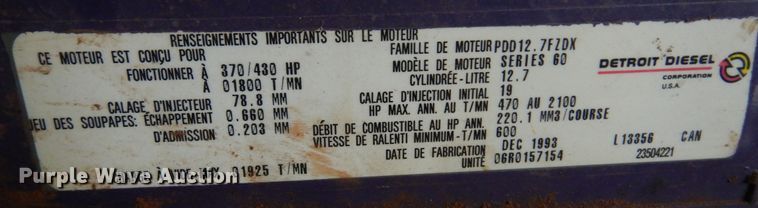 image for item JT9458 Detroit Diesel Series 60  engine