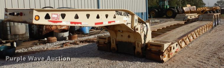 image for item JT9496 2012 Trail King TK110HDG533  lowboy equipment trailer
