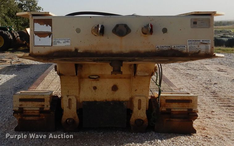 image for item JT9496 2012 Trail King TK110HDG533  lowboy equipment trailer