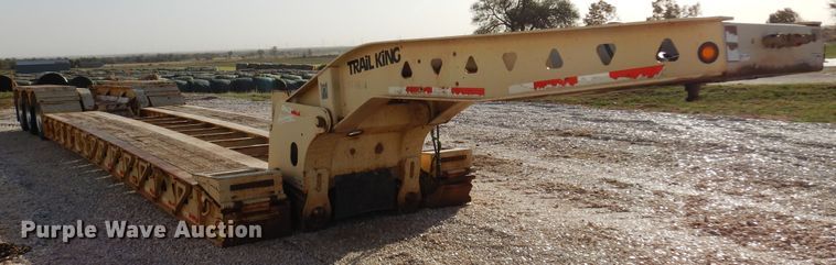 image for item JT9496 2012 Trail King TK110HDG533  lowboy equipment trailer