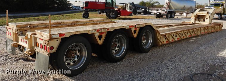 image for item JT9496 2012 Trail King TK110HDG533  lowboy equipment trailer