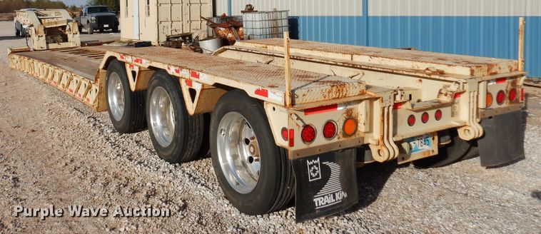 image for item JT9496 2012 Trail King TK110HDG533  lowboy equipment trailer