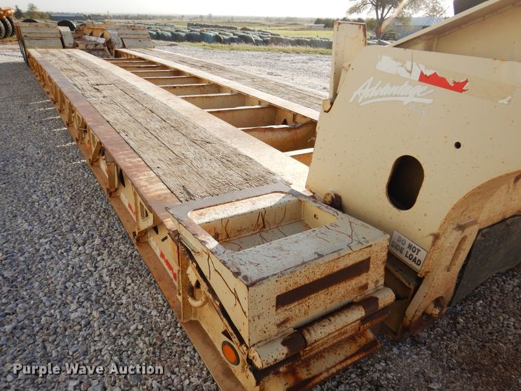 image for item JT9496 2012 Trail King TK110HDG533  lowboy equipment trailer