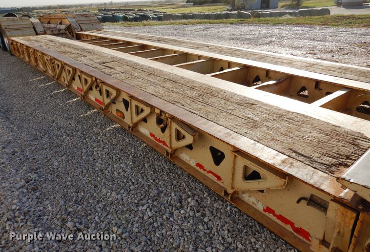 image for item JT9496 2012 Trail King TK110HDG533  lowboy equipment trailer