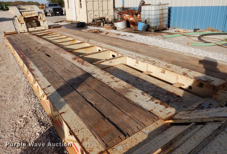 image for item JT9496 2012 Trail King TK110HDG533  lowboy equipment trailer