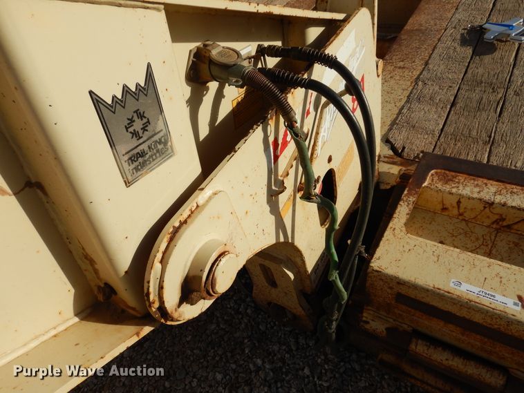 image for item JT9496 2012 Trail King TK110HDG533  lowboy equipment trailer