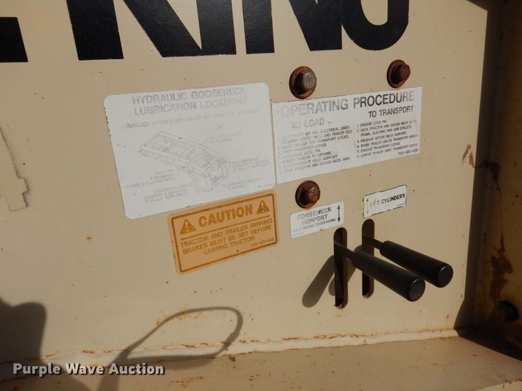 image for item JT9496 2012 Trail King TK110HDG533  lowboy equipment trailer