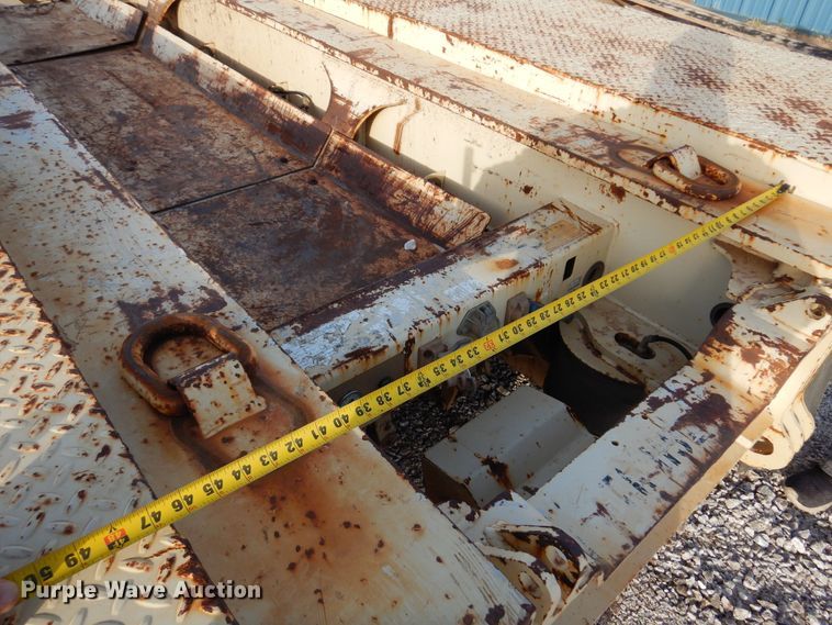 image for item JT9496 2012 Trail King TK110HDG533  lowboy equipment trailer