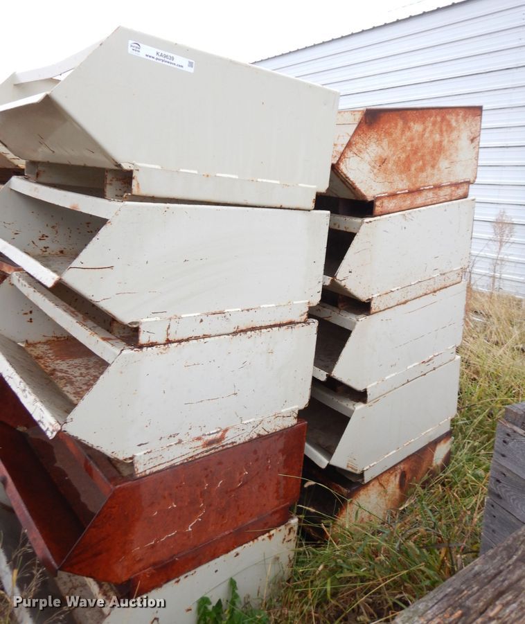 image for item KA9639 (20) metal storage bins