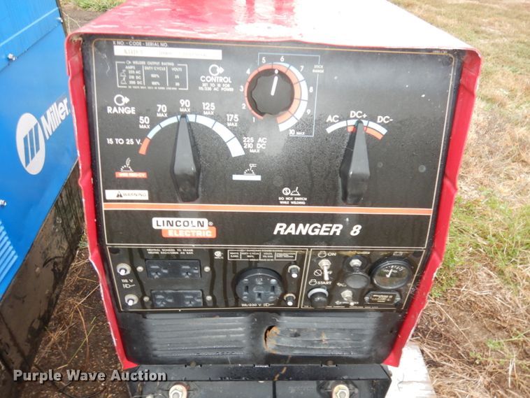 image for item KA9640 Lincoln Ranger 8  welder