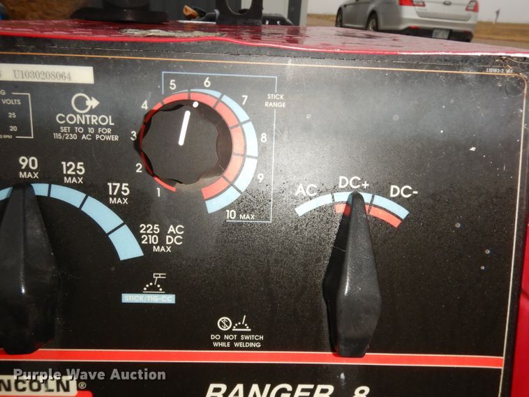image for item KA9640 Lincoln Ranger 8  welder