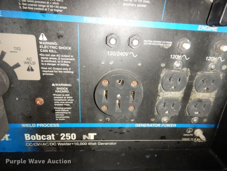 image for item KA9641 Miller Bobcat 250  welder
