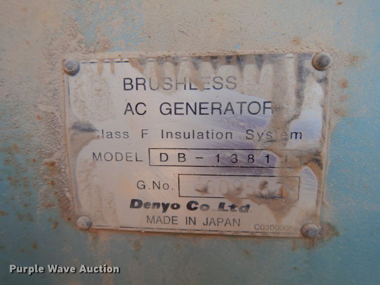 image for item KK9774 Whisperwatt DCA-125SSJU  generator