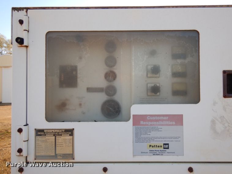 image for item KK9774 Whisperwatt DCA-125SSJU  generator