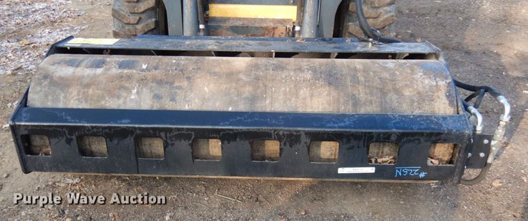 image for item KK9778 Wolverine  73"W skid steer smooth drum vibratory roller